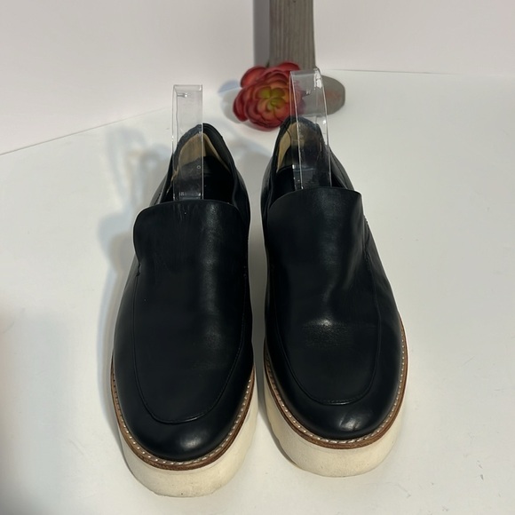 VINCE Zeta Leather Platform Slip-On Loafer Size 9.5 - Picture 4 of 16